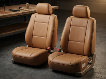 Universal Fit Leatherette Front Seat Cover Set - Boss Up Automotive