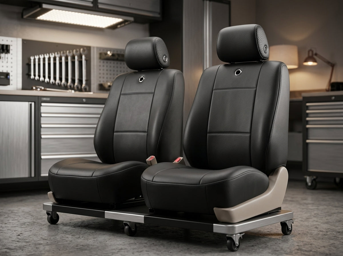 Universal Fit Leatherette Front Seat Cover Set BUA-IPC-001-2