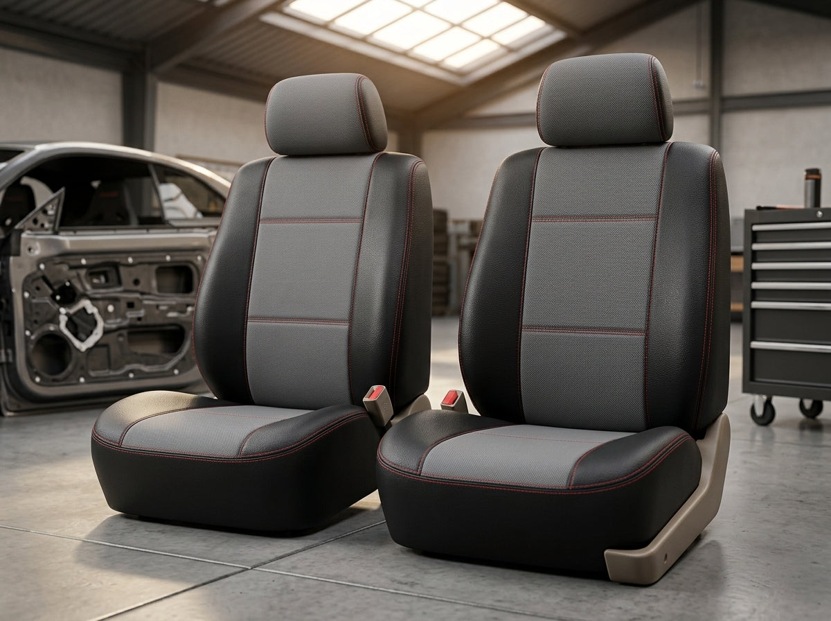 Universal Fit Leatherette Front Seat Cover Set BUA-IPC-001-3