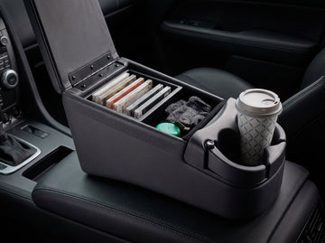 Bench Seat Center Console with Cup Holders - Boss Up Automotive