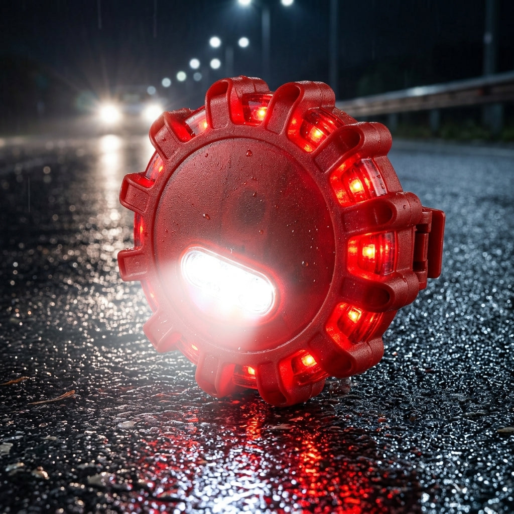 LED Roadside Flare Safety Puck BUA-RTE-018-2